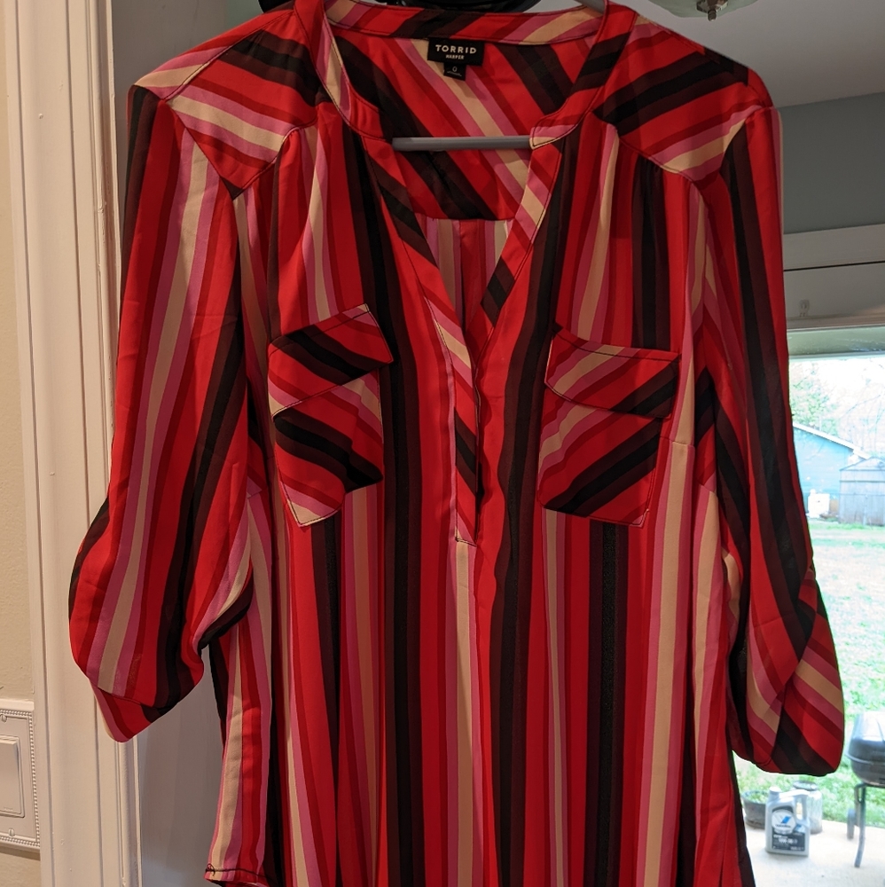 Torrid Harper Pullover Blouse